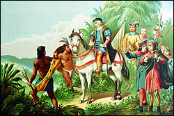 Expedición de Colón a las montañas de oro